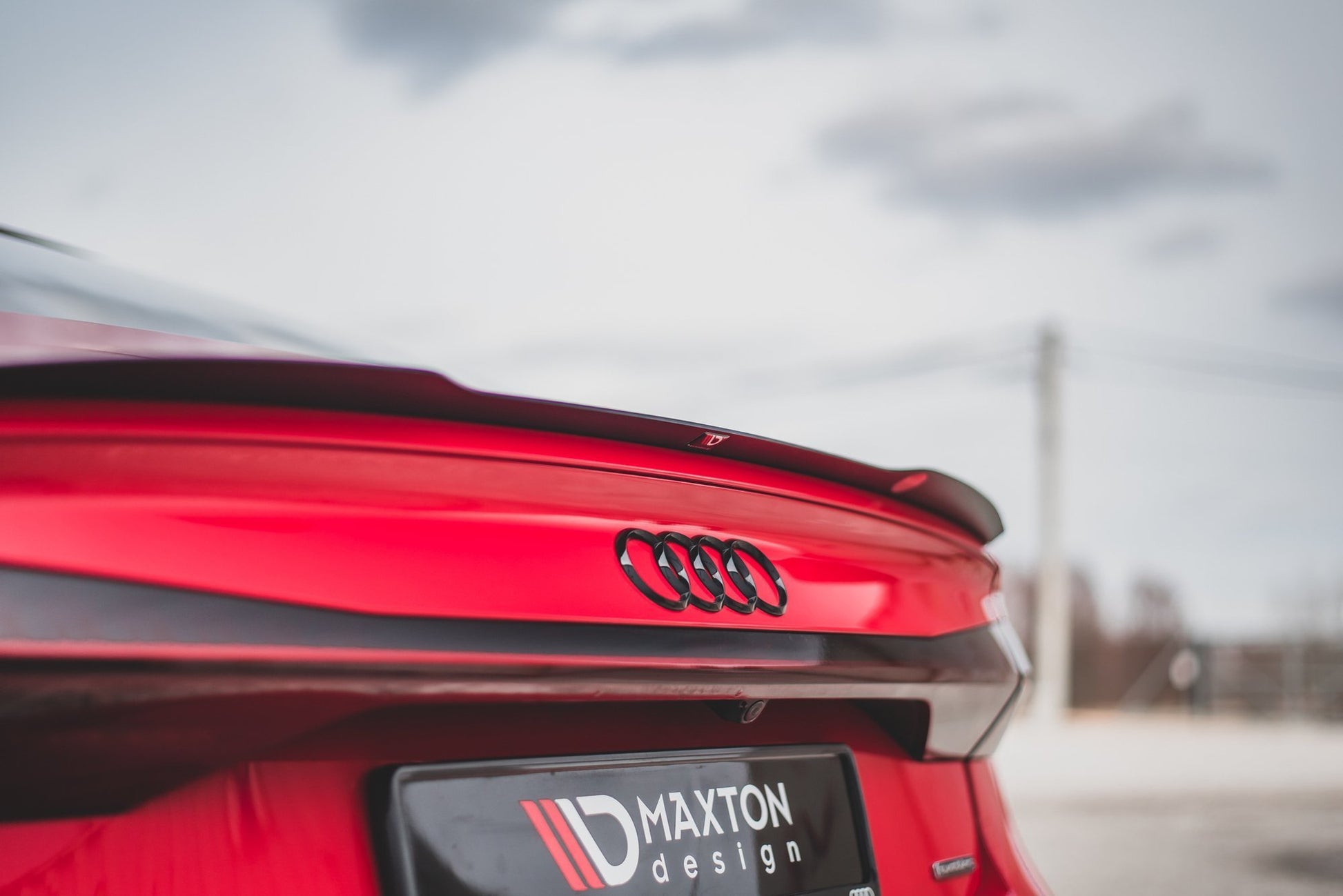 Spoiler CAP für Audi A7 C8 / C8 S-Line / S7 C8 / RS7 C8 schwarz matt