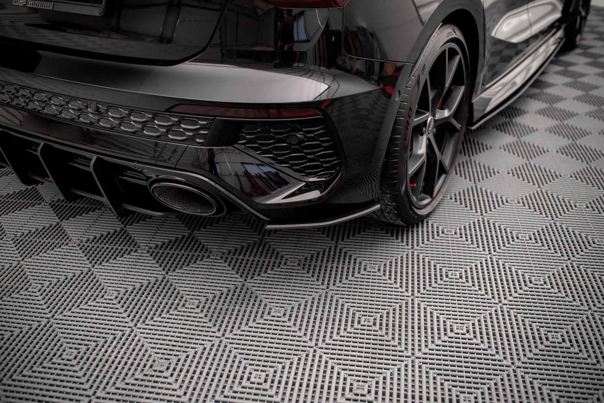 Street Pro Heck Ansatz Flaps Diffusor für Audi RS3 Sportback 8Y