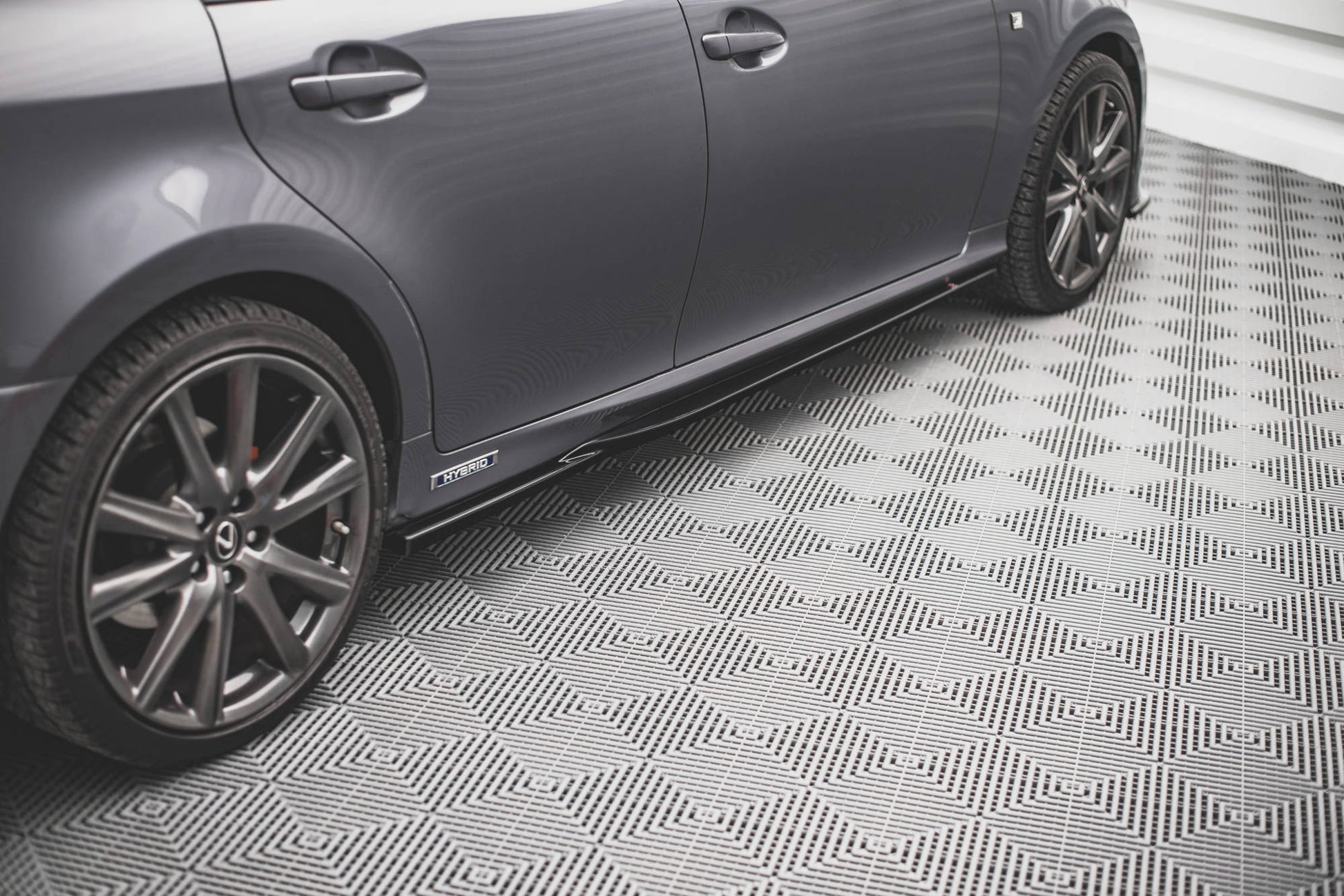 Seitenschweller Ansatz für Lexus GS F Sport Mk4(L10) schwarz matt