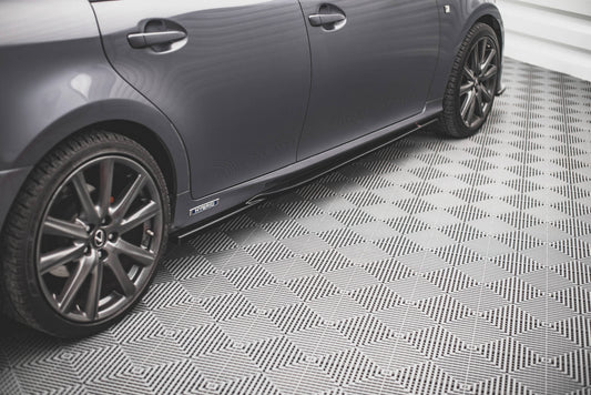 Seitenschweller Ansatz für Lexus GS F Sport Mk4(L10) schwarz matt