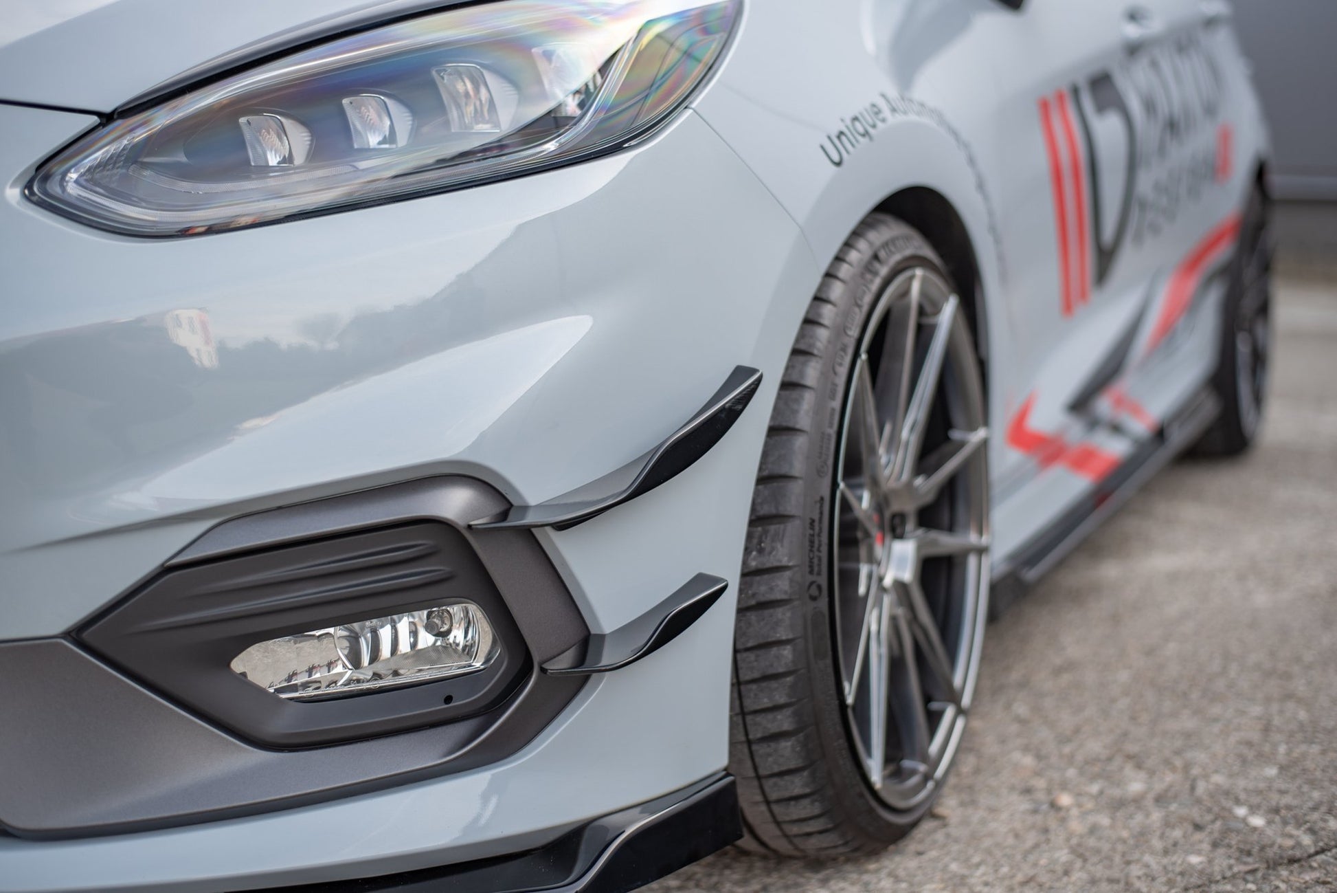 Stoßstangenflügel vorne (Canards) V.2 Ford Fiesta Mk8 ST / ST-Line