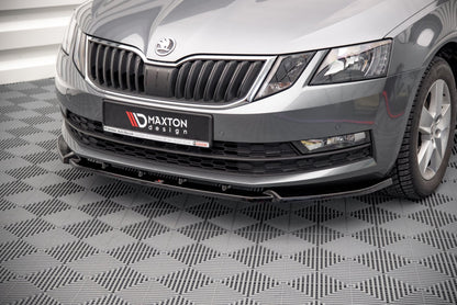 Front Ansatz V.1 für Skoda Octavia Mk3 Facelift Carbon Look