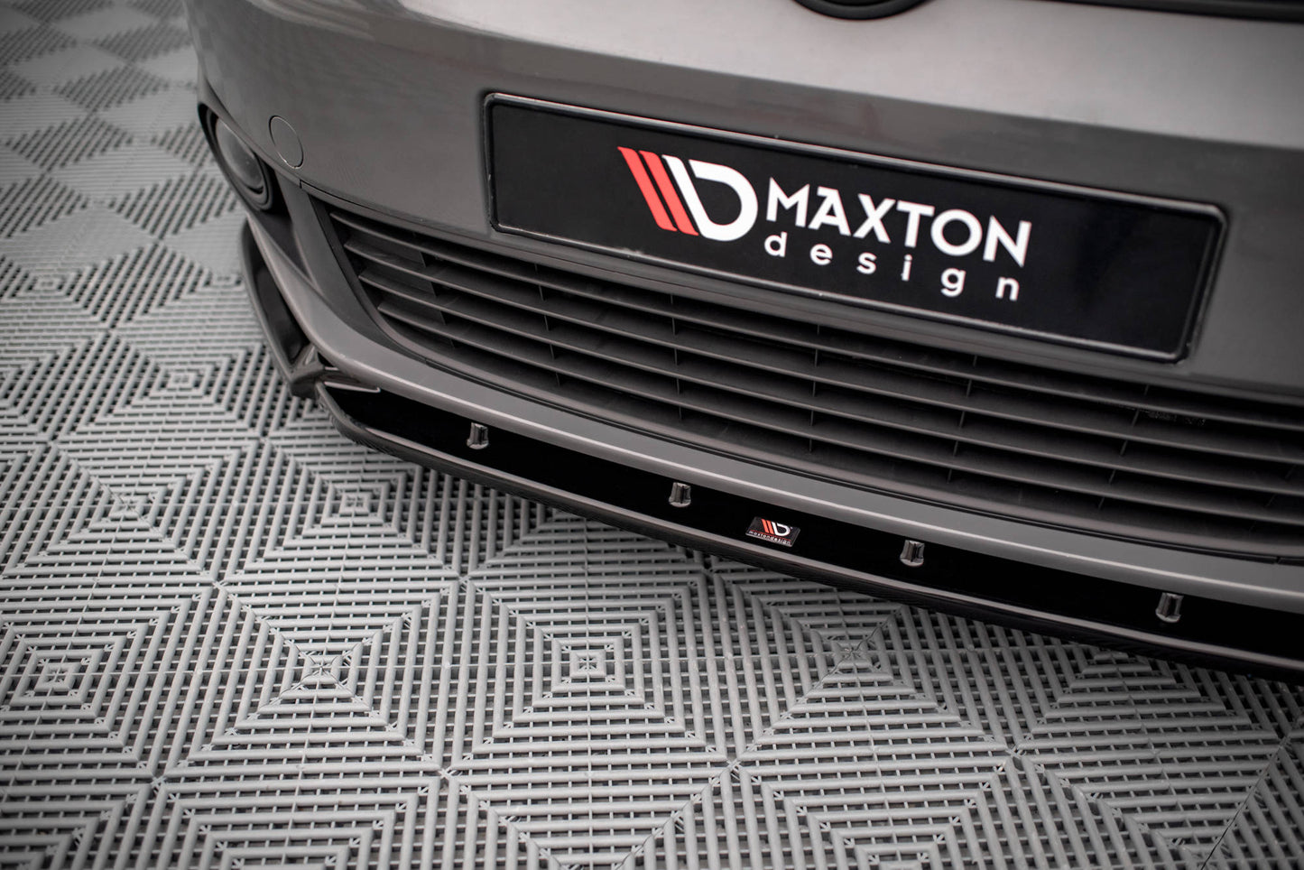 Front Ansatz für Volkswagen Caddy Mk3 Facelift schwarz matt