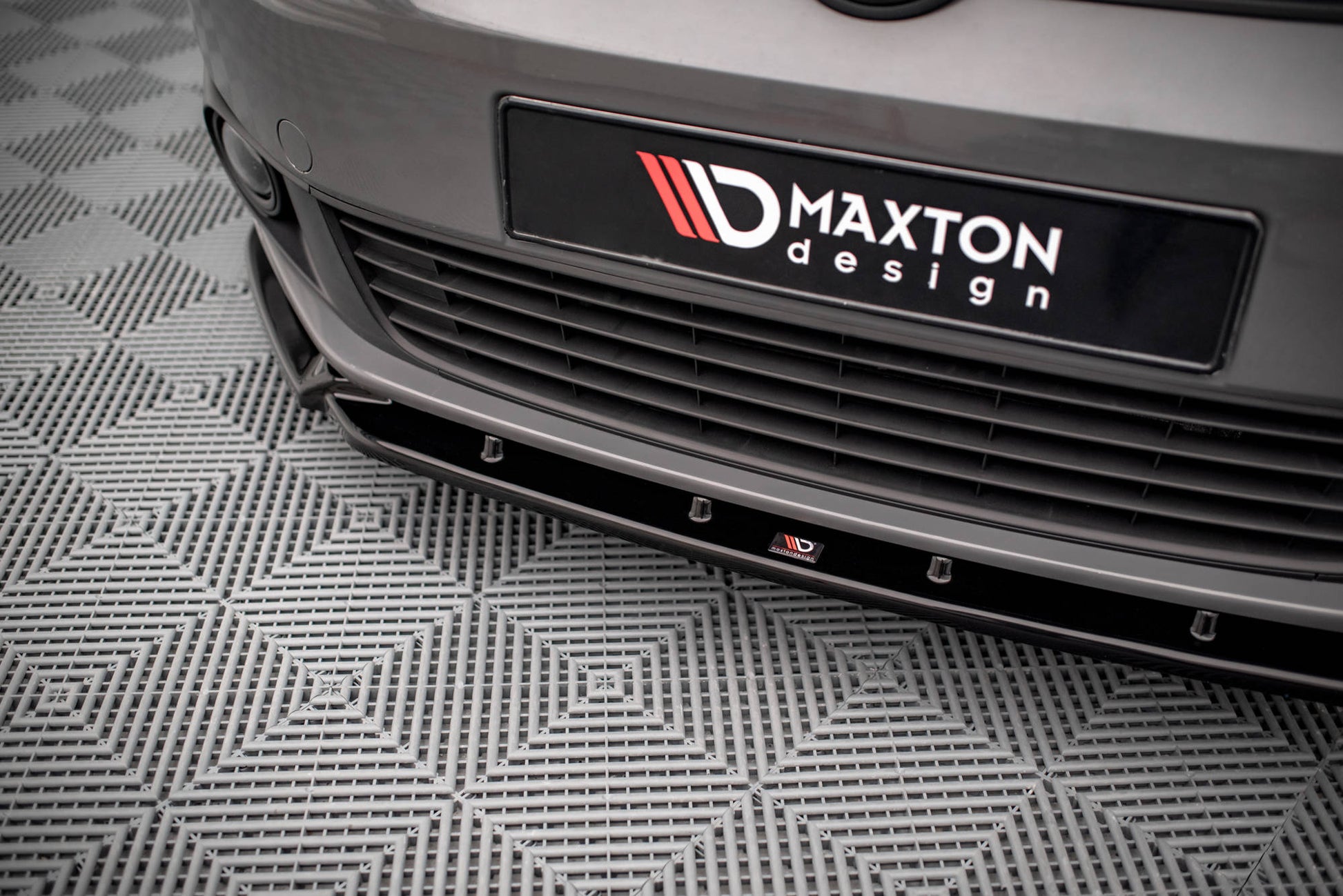 Front Ansatz für Volkswagen Caddy Mk3 Facelift schwarz matt