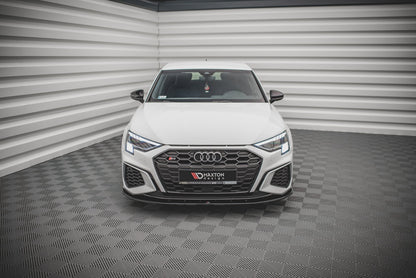 Front Ansatz V.1 für Audi S3 / A3 S-Line 8Y schwarz matt