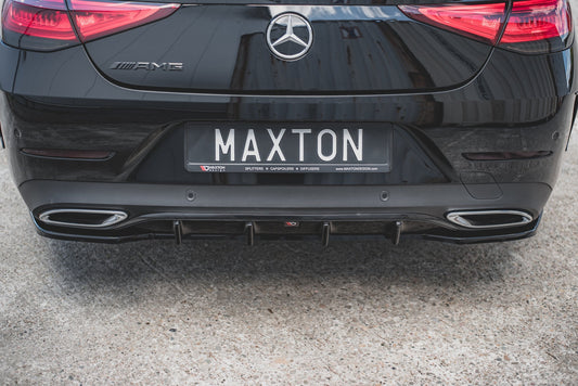 Diffusor Heck Ansatz für Mercedes-Benz CLS AMG-Line C257 Carbon Look
