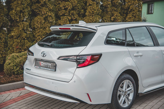Spoiler CAP für Toyota Corolla XII Touring Sports schwarz Hochglanz