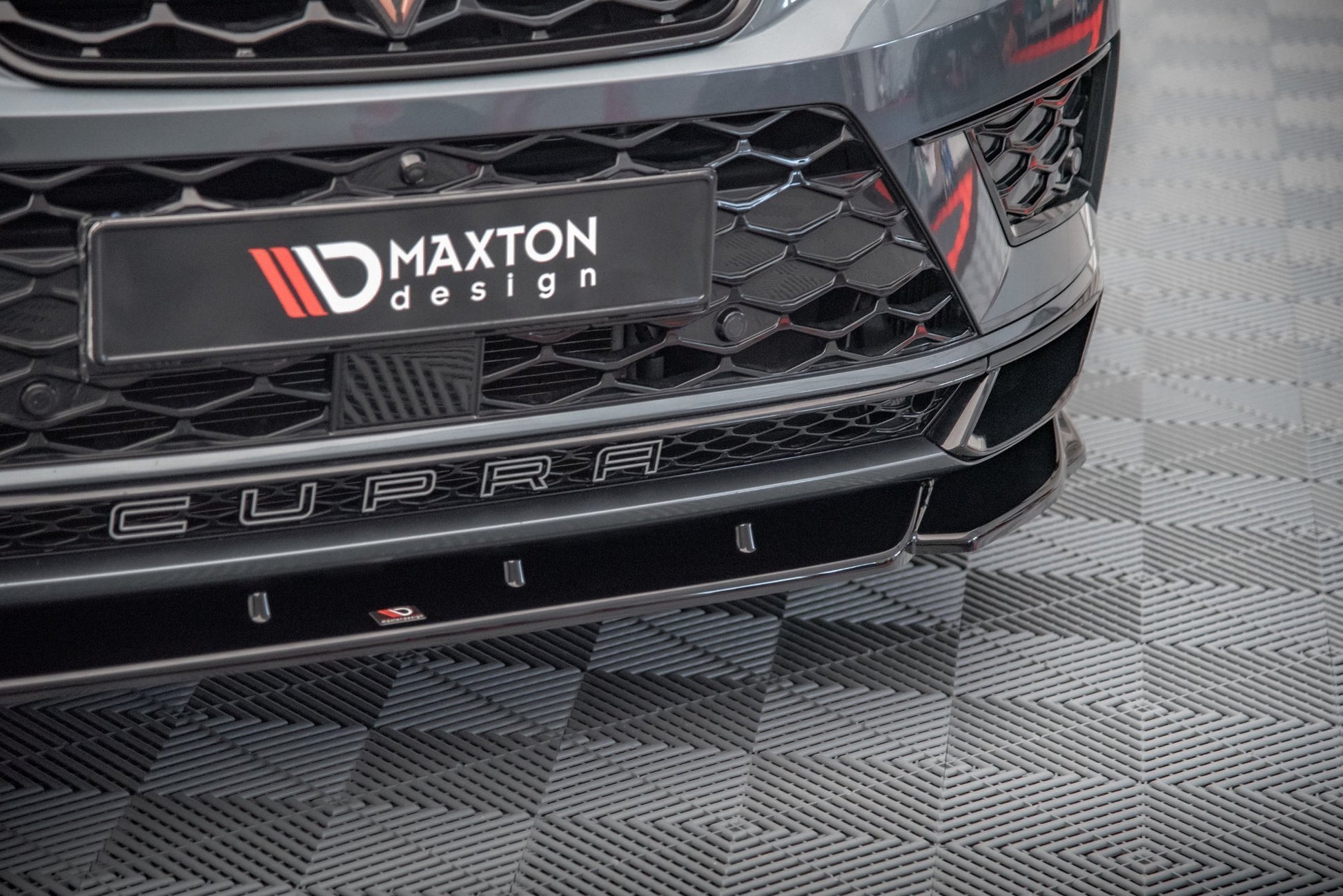 Front Ansatz V.2 für Cupra Ateca schwarz matt
