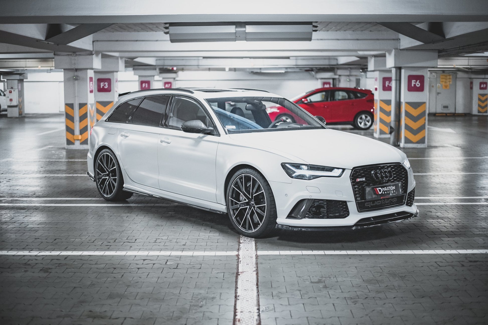 Front Ansatz V.3 für Audi RS6 C7 Carbon Look