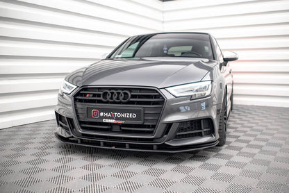 Street Pro Front Ansatz für für Audi S3 Sportback 8V Facelift