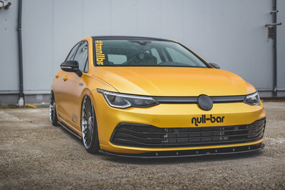 Front Ansatz V.1 für VW Golf 8  schwarz Hochglanz