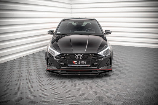 Front Ansatz V.3 für Hyundai I20 N Mk3 schwarz matt
