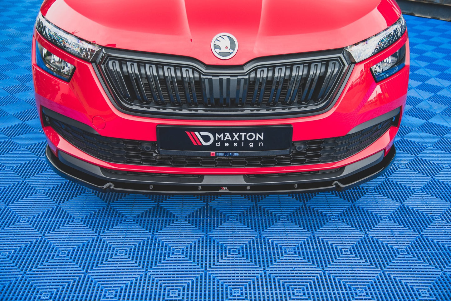 Front Ansatz V.2 für Skoda Kamiq schwarz matt