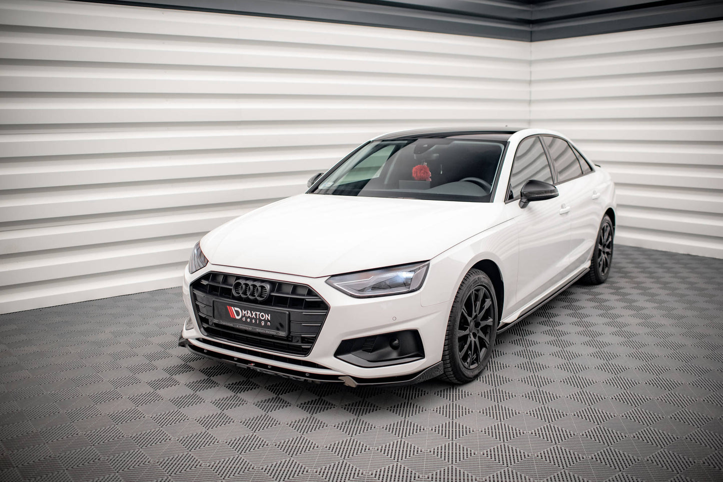 Front Ansatz V.1 für Audi A4 B9 Facelift Carbon Look
