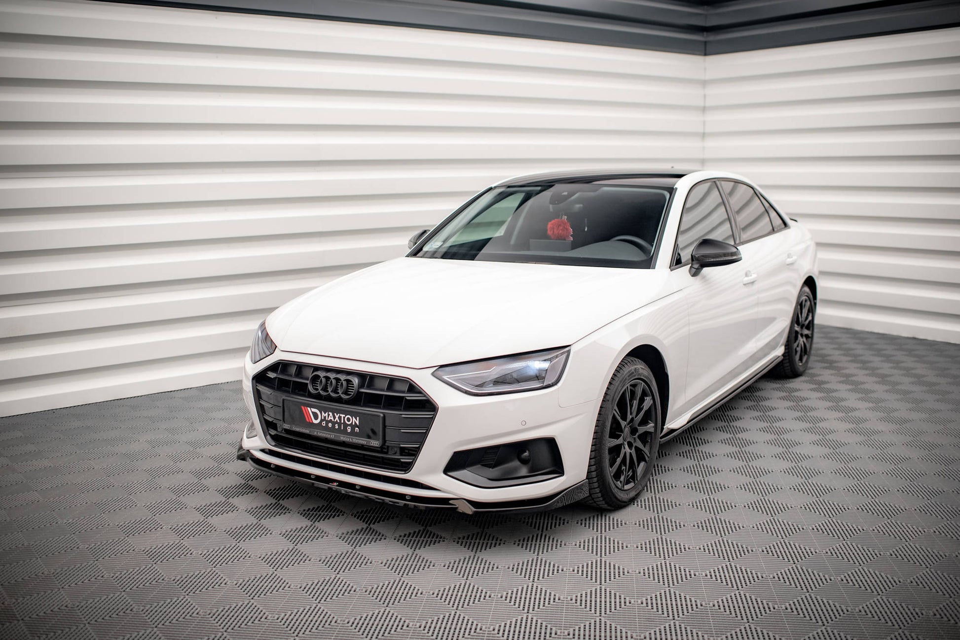 Front Ansatz V.1 für Audi A4 B9 Facelift Carbon Look