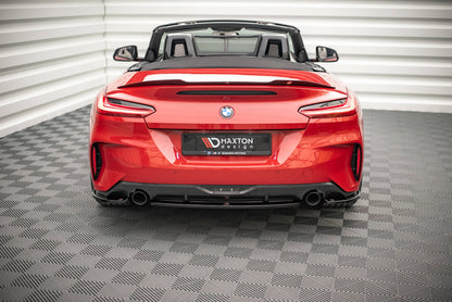 Heck Ansatz Flaps Diffusor für BMW Z4 M-Paket G29 Carbon Look