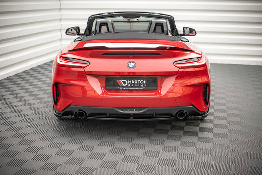 Heck Ansatz Flaps Diffusor für BMW Z4 M-Paket G29 schwarz Hochglanz