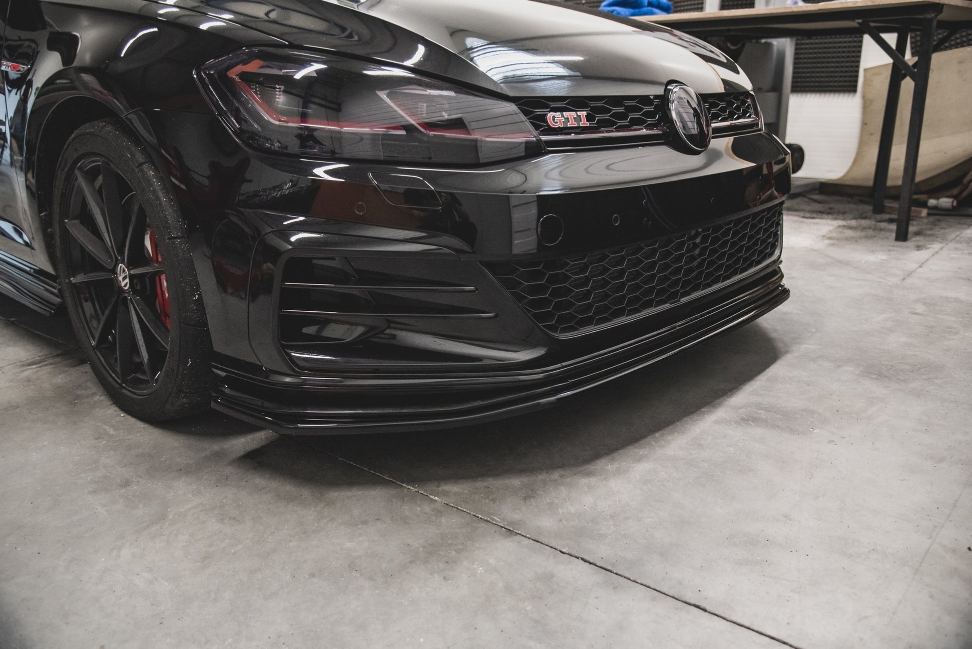 Front Ansatz für VW Golf 7 GTI TCR  schwarz matt