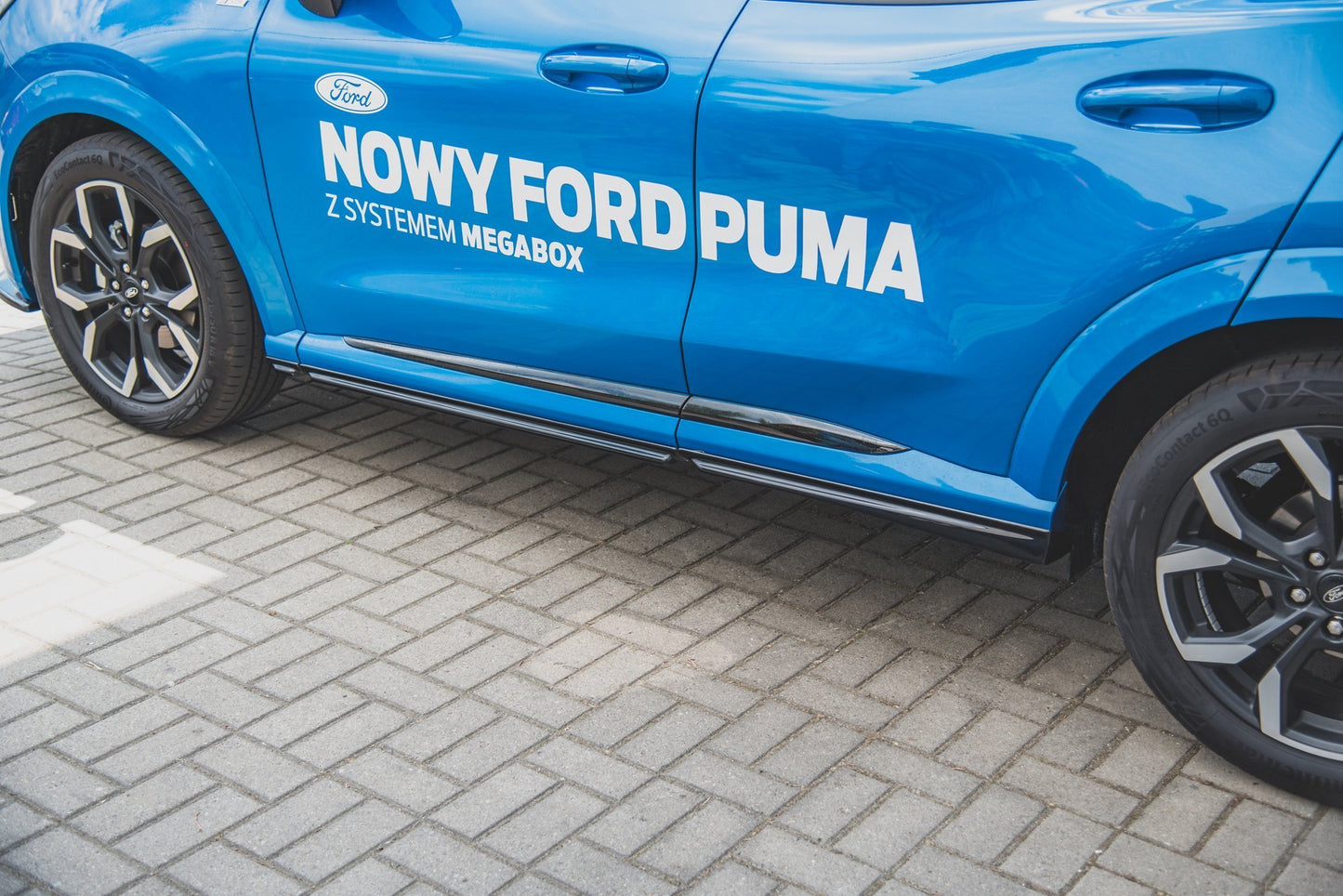 Seitenschweller Ansatz für Ford Puma ST-Line schwarz matt