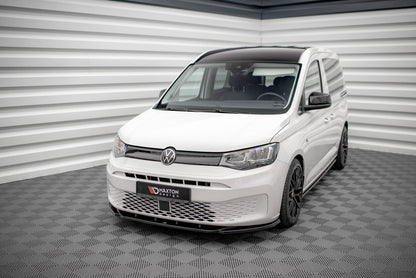 Front Ansatz V.1 für Volkswagen Caddy Mk5 schwarz matt