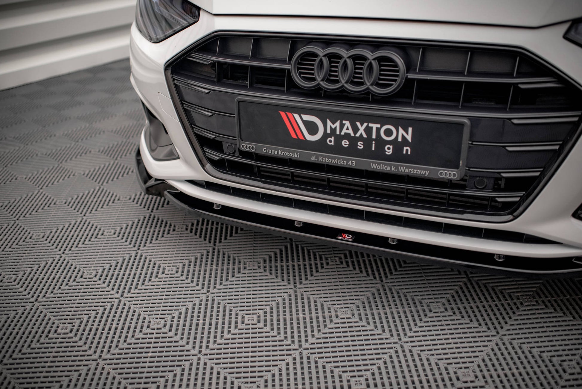 Front Ansatz V.1 für Audi A4 B9 Facelift Carbon Look