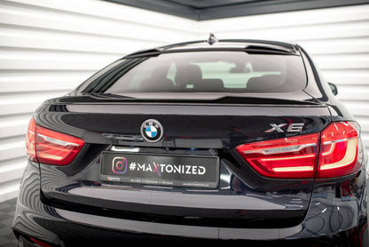 Spoiler CAP für 3D BMW X6 M-Paket F16 Carbon Look