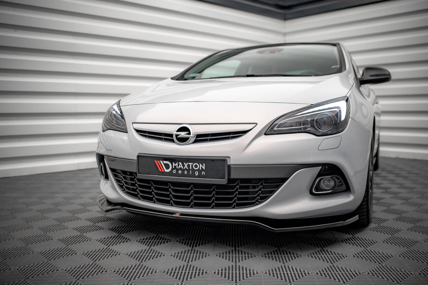 Front Ansatz V.2 für Opel Astra GTC OPC-Line J Carbon Look