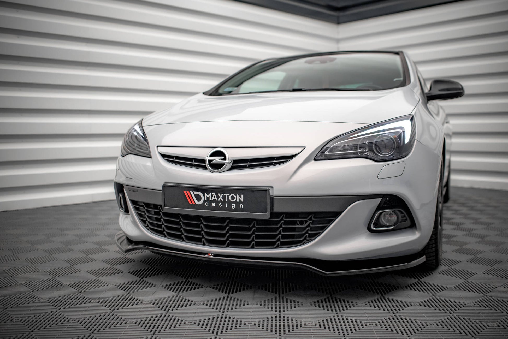 Front Ansatz V.2 für Opel Astra GTC OPC-Line J Carbon Look