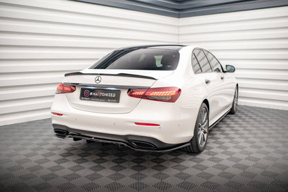 Spoiler CAP für Mercedes-Benz E Limousine AMG-Line W213 Facelift Carbon Look