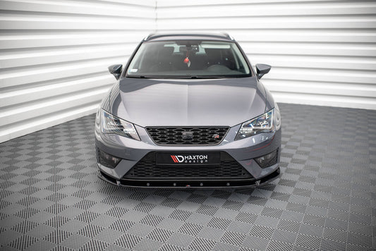 Front Ansatz V.1 für Seat Leon FR / Cupra Mk3 schwarz matt