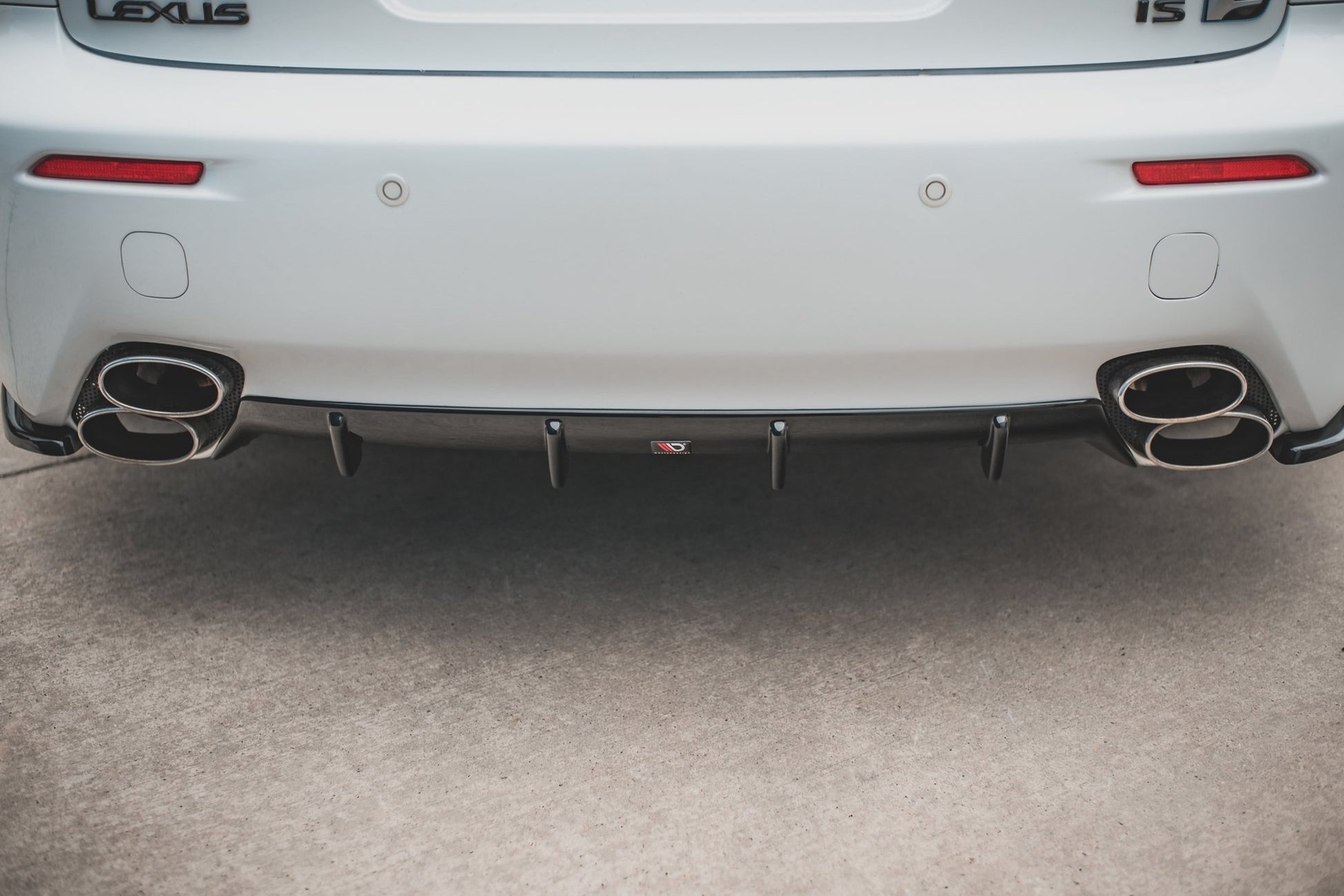 Diffusor Heck Ansatz für Lexus IS F Mk2 Carbon Look