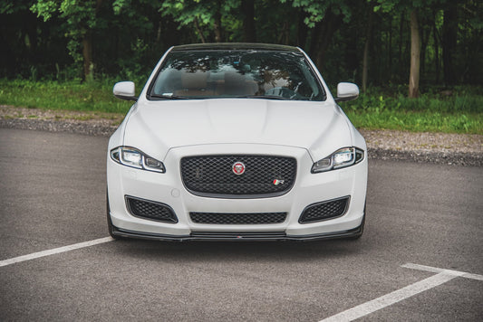 Front Ansatz für Jaguar XJ X351 Facelift schwarz Hochglanz
