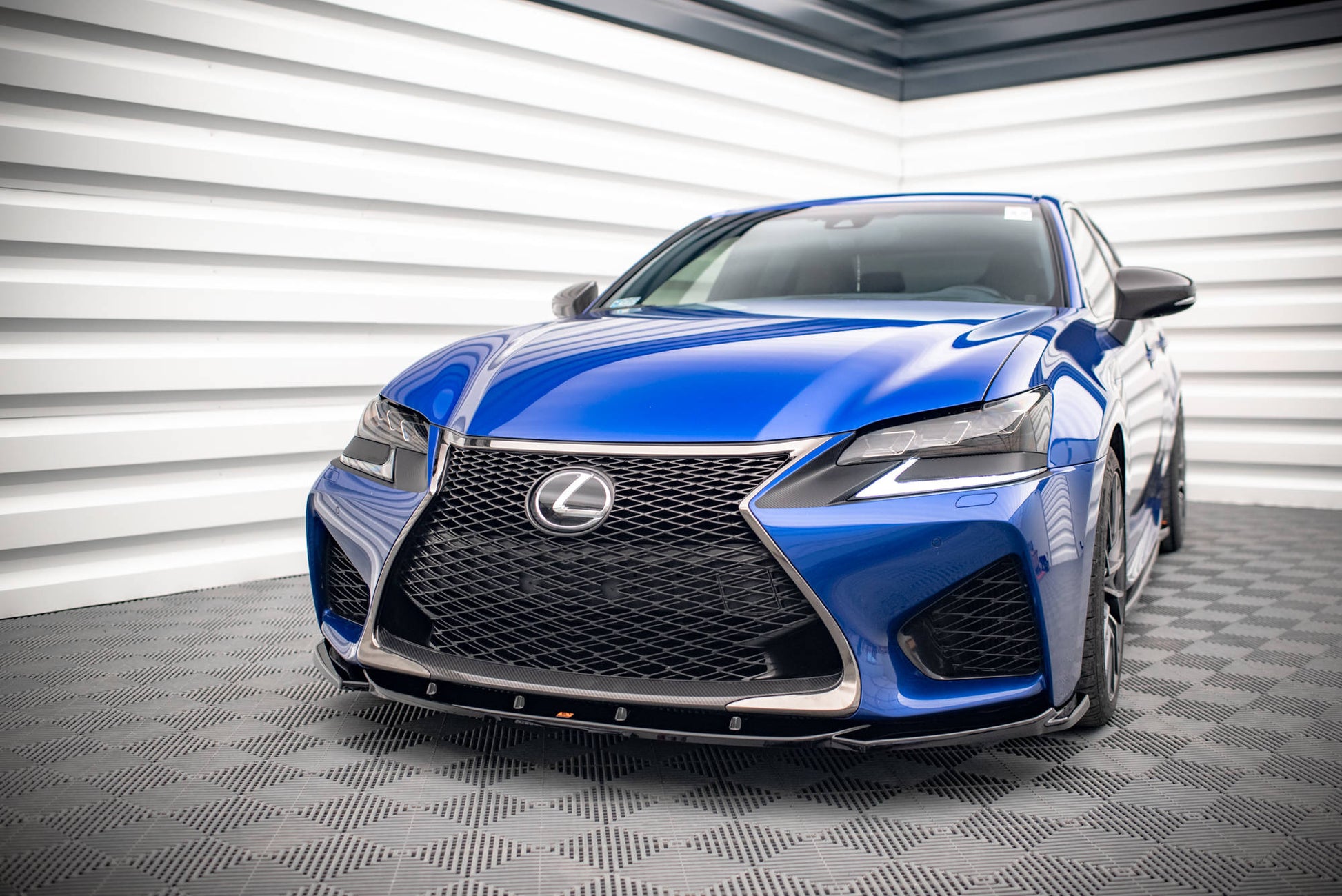 Front Ansatz V.2 für Lexus GS F Mk4 Facelift schwarz matt