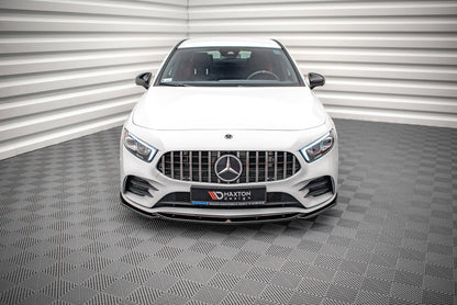 Front Ansatz V.5 für Mercedes A35 AMG / AMG-Line W177  schwarz matt
