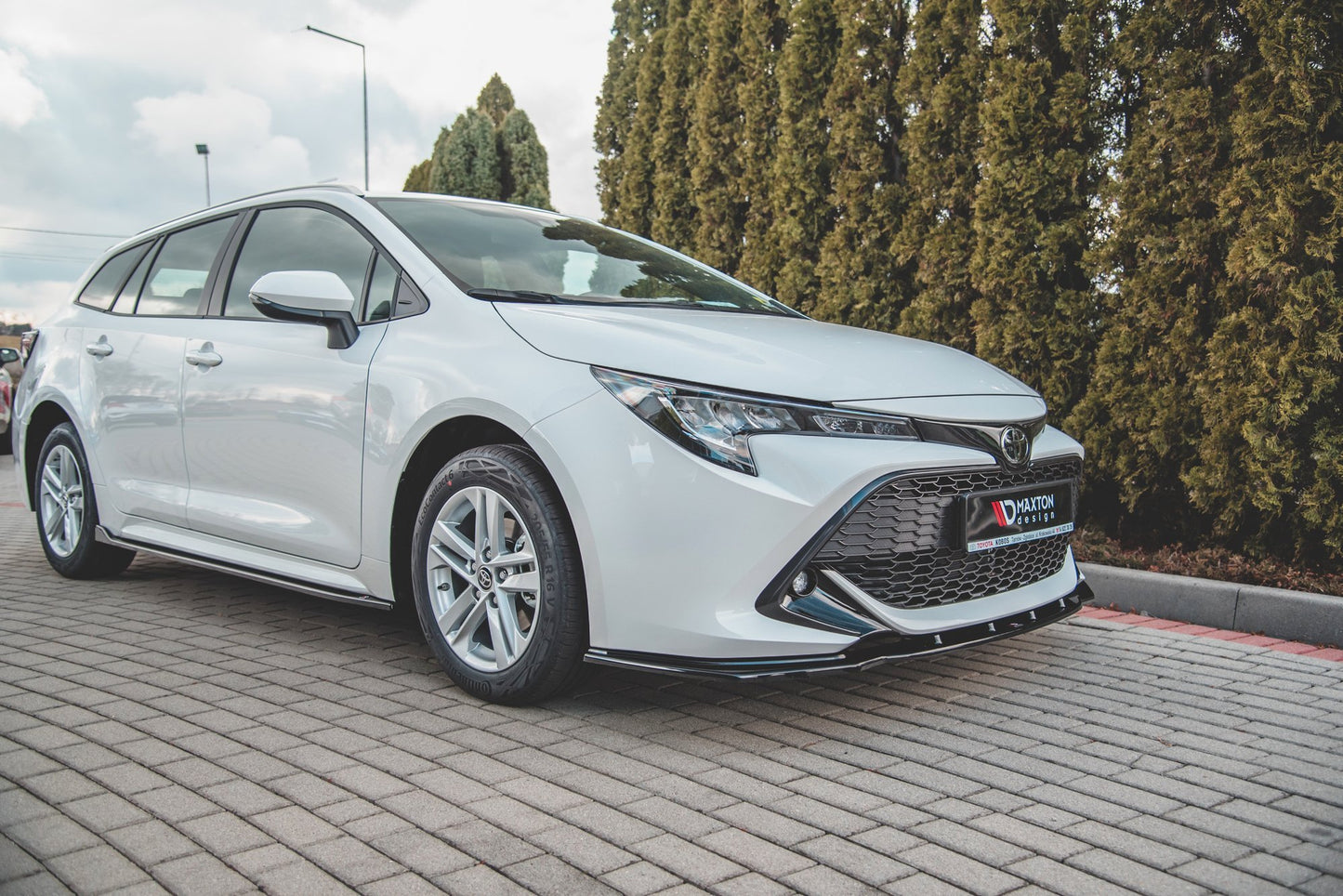 Seitenschweller Ansatz für Toyota Corolla XII Touring Sports schwarz matt