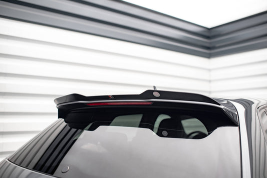 Spoiler CAP für Audi S3 Sportback 8V Facelift schwarz Hochglanz