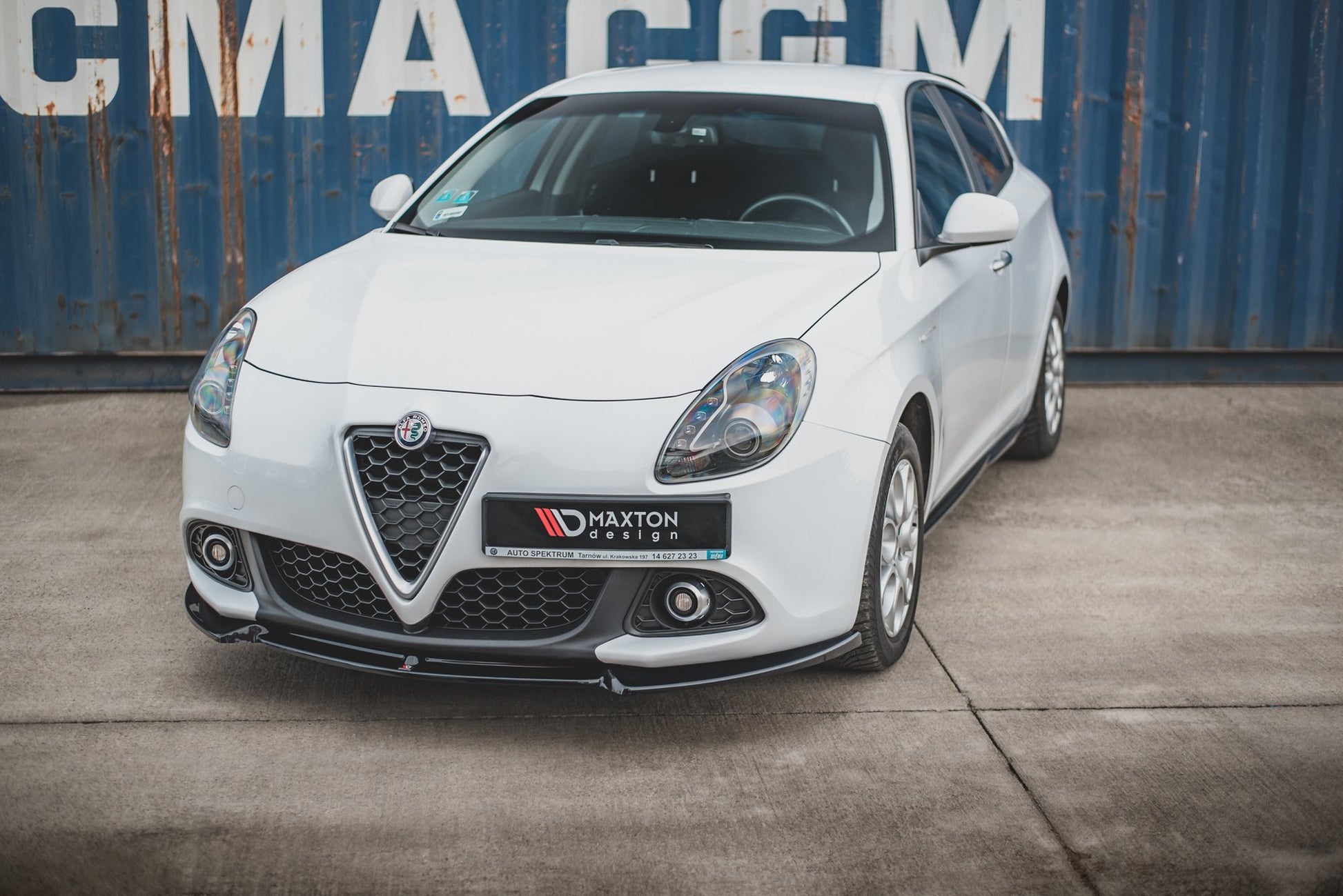 Front Ansatz V.3 für Alfa Romeo Giulietta  Carbon Look