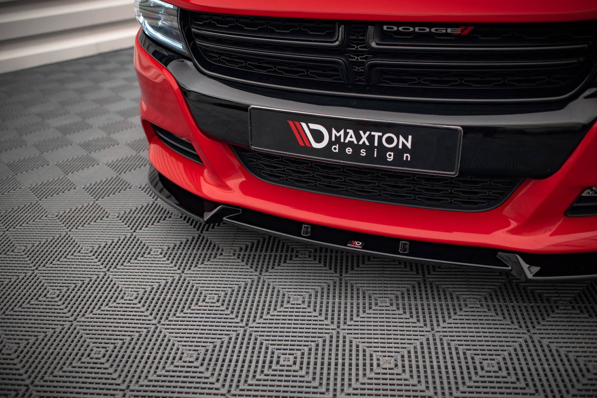 Front Ansatz V.1 für Dodge Charger RT Mk7 Facelift Carbon Look