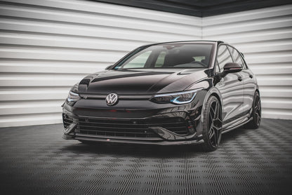 Front Ansatz V.5 für Volkswagen Golf R Mk8 Carbon Look