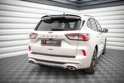 Mittlerer Diffusor Heck Ansatz für Ford Kuga ST-Line Mk3 schwarz Hochglanz