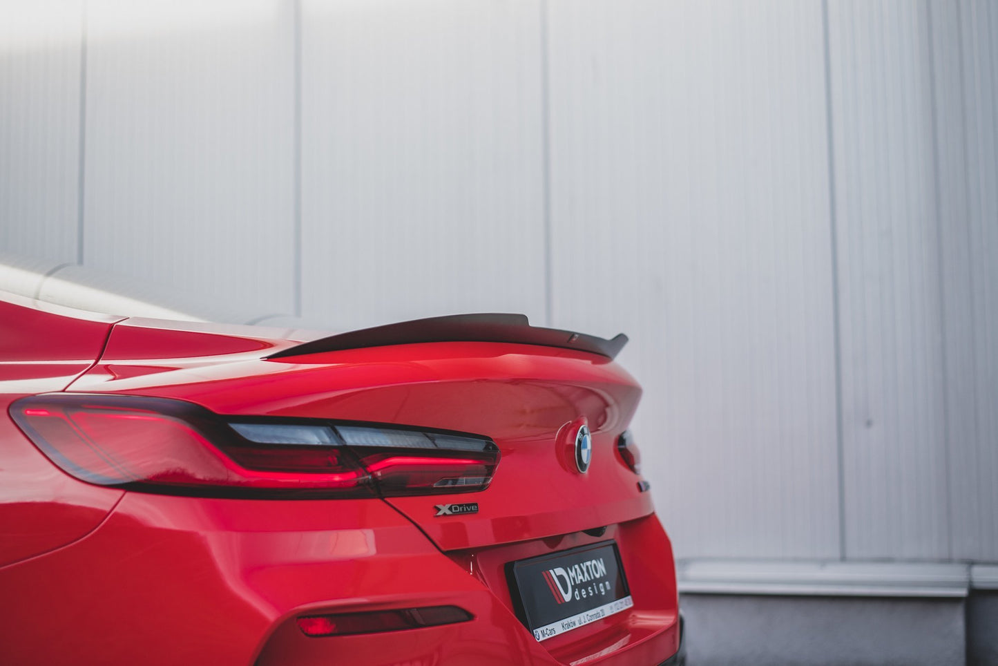 Spoiler CAP für BMW 8 Coupe M-Paket G15 schwarz matt