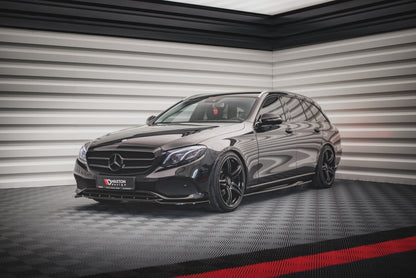 Seitenschweller Ansatz für Mercedes-Benz E W213 Carbon Look
