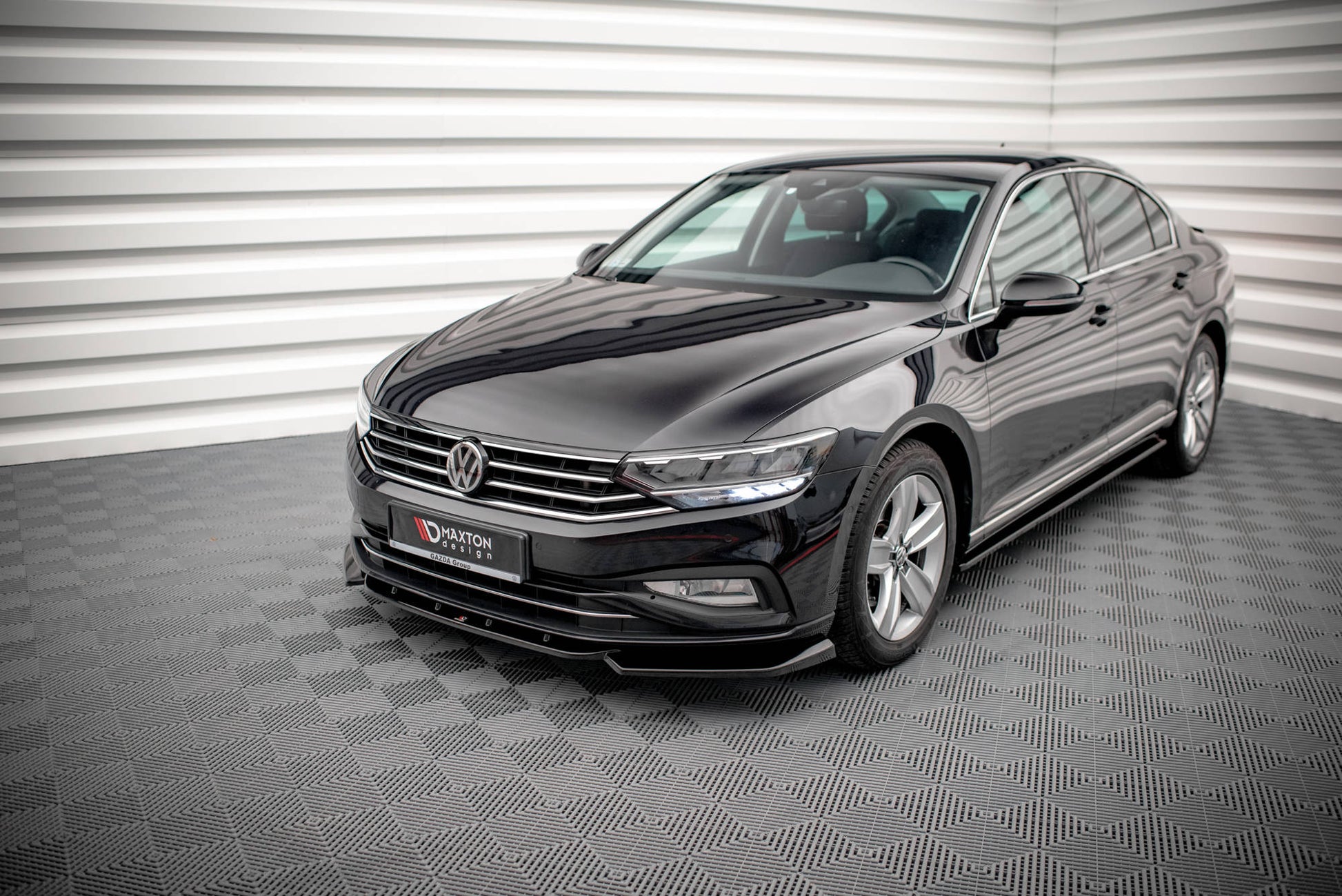 Seitenschweller Ansatz für Volkswagen Passat B8 Facelift Carbon Look