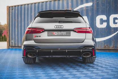 Diffusor Heck Ansatz für Audi RS6 C8 / RS7 C8 schwarz matt