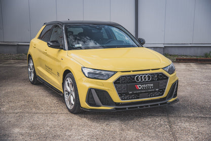 Front Ansatz V.1 für Audi A1 S-Line GB Carbon Look
