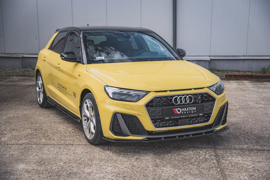 Front Ansatz V.1 für Audi A1 S-Line GB schwarz matt