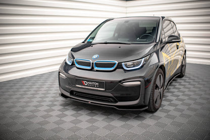 Front Ansatz V.1 für BMW i3 Mk1 Facelift schwarz matt
