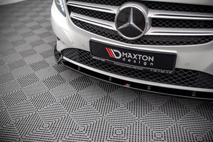 Front Ansatz V.1 für Mercedes-Benz A W176 schwarz matt