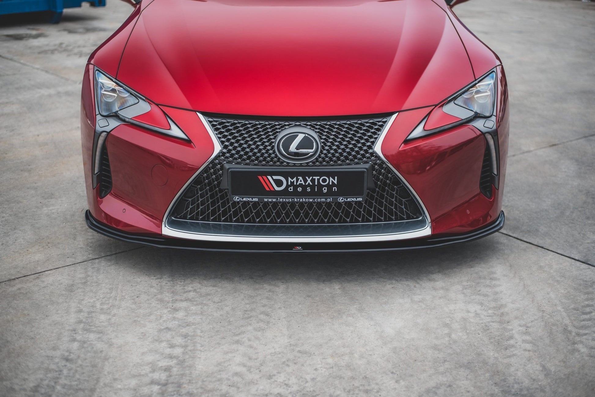 Front Ansatz V.2 für Lexus LC 500 schwarz Hochglanz