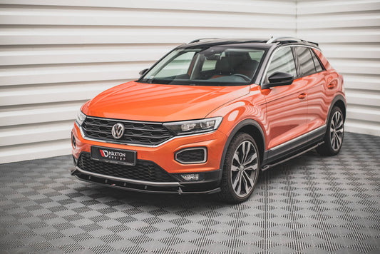 Front Ansatz V.2 für Volkswagen T-Roc Mk1 schwarz matt